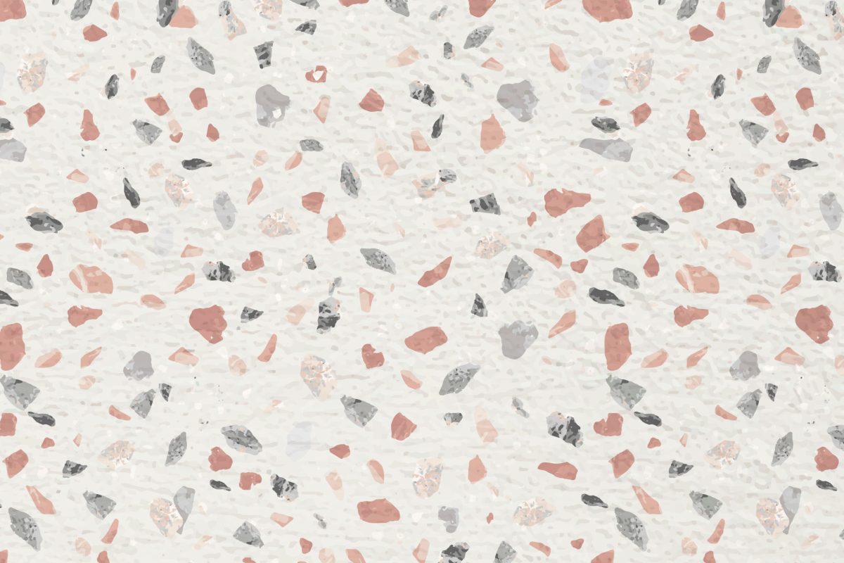 Pastel Terrazzo pattern background, abstract design